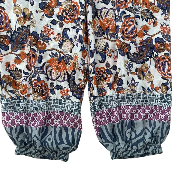 Anthropologie Verona Floral Print Pajama Lounge Pants SZ L - Picture 8 of 14
